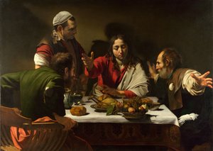 La cena di Emmaus, 1601